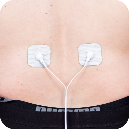 Pain free PAT Electrodes on lower back